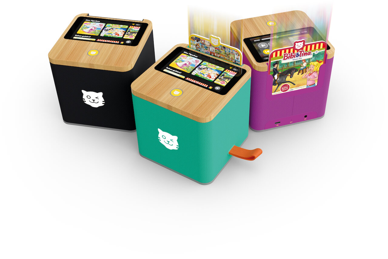 3 Tigerbox Touch in drei verschiedenen Farben.